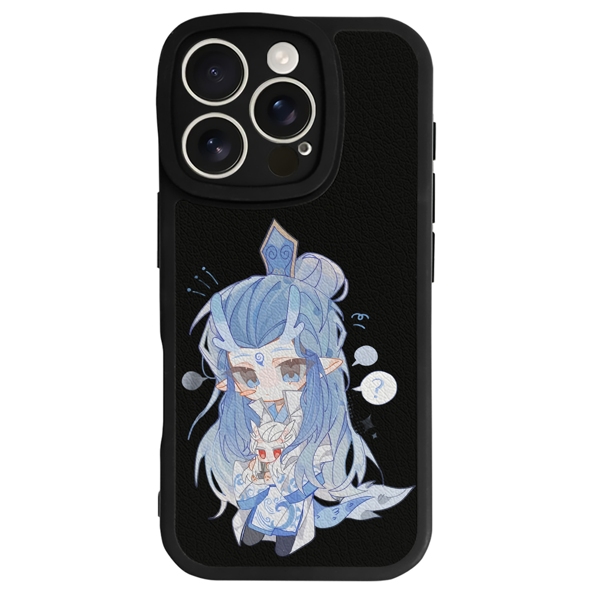 （画像用） Ne Zha 2 ナタ 魔童の大暴れ 【iPhone 16シリーズ対応】シリコンスマホケース（レザー調） 材質：シリコン